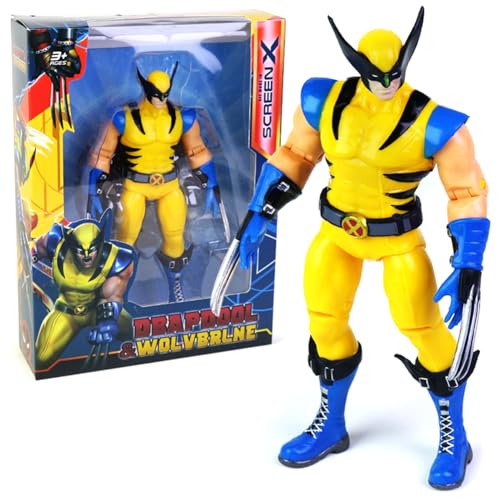 Wolverine Action Figure, Hero Serie Action Wolverine Figur, Wolverine Modell Spielzeug, Hero Figuren für Kinder ab 4 Jahren Geburtstagsgeschenk Wolverine Action Figure, Hero Serie Action Wolverine Figur, Wolverine Modell Spielzeug, Hero Figuren für Kinder ab 4 Jahren Geburtstagsgeschenk von YCVBCY