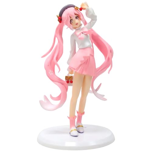 YCVBCY Anime Figur Blume Betrachtung Pose Modellierung Rosa 20cm Desktop Dekorationen Modell Statue von YCVBCY