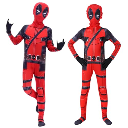 YCVBCY Kids Kostüm Raveparty Party Kostüm für Kinder, Dress Up Kostüm Klassisches Kinder Cosplay Verkleidung Anime Verkleidung für Halloween Geburtstag Party Cosplay 120-130cm von YCVBCY