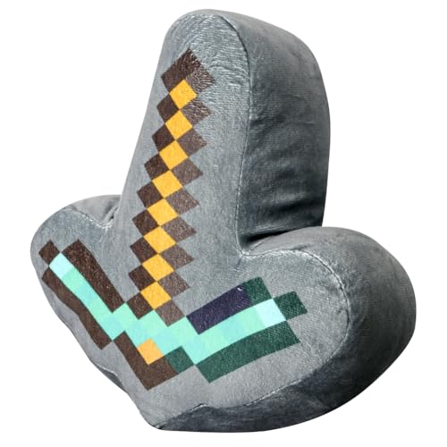 YCVBCY Pixel Spitzhacke Plüschfigur Anime Plüschtier 24CM Kuschel Spitzhack Puppe Kinder Plüsch Spielzeug Plüschtier Stofftier Charaktere Puppe zum Thema Spiel Kuscheltier Für Kinder -A von YCVBCY