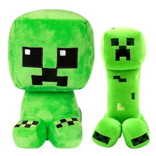 YCVBCY Gamer Charaktere Plüschtier 2er Set, Kawaii Kuscheltier für Kinder, Gamer Fans und Home Dekor Geschenk (F) von YCVBCY