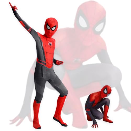 YCVBCY Spider Kostüm Kinder Spider Kleidung Kinder mit Maske 3D Anime Anzug Kids Helden Kostüm Cosplay für Karneval Halloween Kostümparty Weihnachten-B-130cm YCVBCY Spider Kostüm Kinder Spider Kleidung Kinder mit Maske 3D Anime Anzug Kids Helden Kostüm Cosplay für Karneval Halloween Kostümparty Weihnachten-B-130cm von YCVBCY