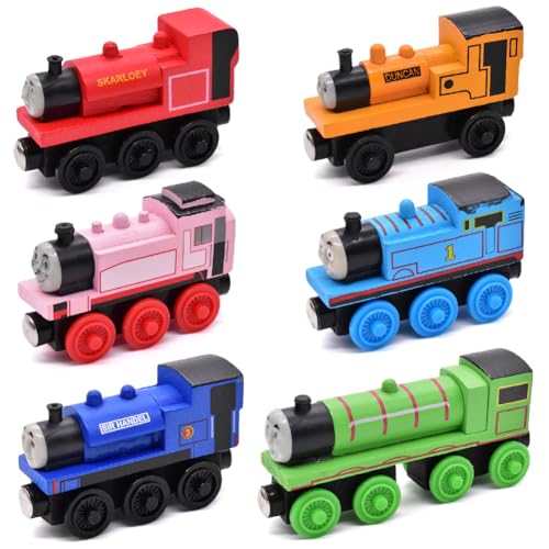 YCVBCY Thomas Spielzeugauto Set Cars Kinderidee Mini Spielfahrzeuge Pack mit Thomas Kinderidee Spielfahrzeuge für Geburtstagsfeiern Geburtstagsgeschenk Kinder Ab 3 Jahren 6PCS von YCVBCY