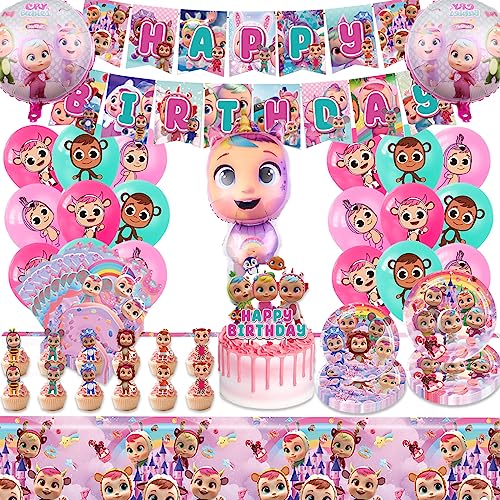 76 Stück Geburtstag Deko, Kinder Geburtstagdeko,Jungen Mädchen Birthday Decorations,Party Supplies Set mit Teller,Banner,Servietten,Luftballons,Cake Topper,Folienballons 76 Stück Geburtstag Deko, Kinder Geburtstagdeko,Jungen Mädchen Birthday Decorations,Party Supplies Set mit Teller,Banner,Servietten,Luftballons,Cake Topper,Folienballons von YCWSSB