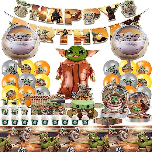 76 Stück Geburtstag Deko, Kinder Geburtstagdeko,Jungen Mädchen Birthday Decorations,Party Supplies Set mit Teller,Banner,Servietten,Luftballons,Folienballons 76 Stück Geburtstag Deko, Kinder Geburtstagdeko,Jungen Mädchen Birthday Decorations,Party Supplies Set mit Teller,Banner,Servietten,Luftballons,Folienballons von YCWSSB