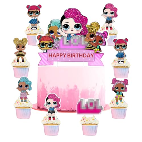 Tortendeko Kindergeburtstag, 25 PCS Geburtstag Kuchen Deko, Tortendeko Geburtstag Junge, Tortendeko Kindergeburtstag Mädchen von YCWSSB