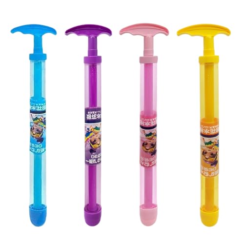 4 Stück Citaway Feuerwerk Wasserpistole, Romantische Feuerwerk Water Squirter, Fun Pool Spielzeug für Outdoor Pool Beach (Blue+Pink+Yellow+Purple) von YCYATS