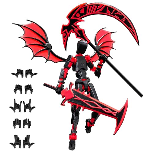 T13 Action Figures, Anime Figuren Actionfiguren,3D-Gedruckter Mehrgelenke,3D Printed Multi-Jointed Movable Figures,Desktop-Dekorationen für Spielliebhaber Spielzeug von YCZCHE14