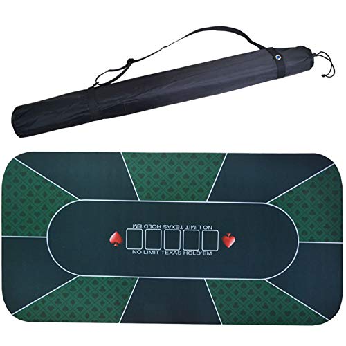 YDHSIKK Poker Matte Filz Layout Pad Maus, Texas Holdem Poker-Tischmatte, Casino-Filz-Tischlayout for Themenpartys, Pokerabende, Spendenaktionen und Versammlungen von YDHSIKK