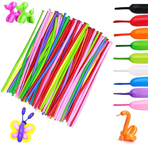 Modellierung Ballons 200 pcs Magic Modellierballons Luftballons Luftballons Bunt Magic Long Magic Balloons Für Feiern Geburtstage Veranstaltungen Dekoration Partys Hochzeiten von YDMAJF