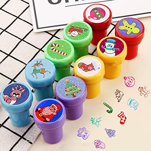 YDMAJF Kinder Selbstfärbend Stempel,10 Stück Kinder Stempel Weihnachten Kinder,Spielzeugstempel Weihnachts,Selbstfärbende Stempel Weihnachten für weihnachtliche Bastelarbeiten und Dekorationen (A) YDMAJF Kinder Selbstfärbend Stempel,10 Stück Kinder Stempel Weihnachten Kinder,Spielzeugstempel Weihnachts,Selbstfärbende Stempel Weihnachten für weihnachtliche Bastelarbeiten und Dekorationen (A) von YDMAJF