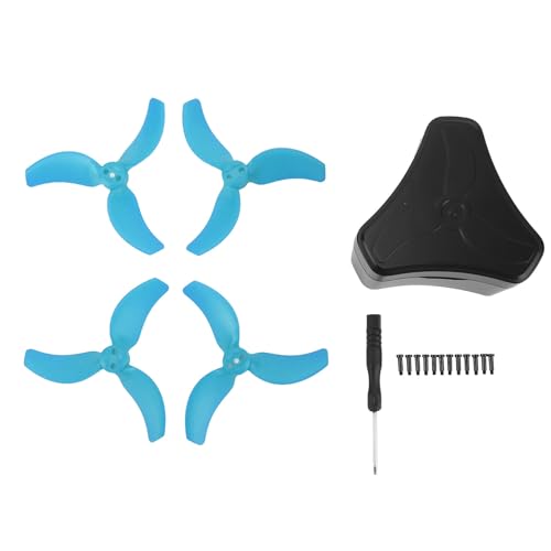 YDRCESMI 2 Paare FPV -Drohnen -Propeller mit Aufbewahrungsfällen Leichte 3 Klingen RC -Drohnen -Propeller für Avata 2 3032s FPV Drohne Ruhig stabile HIG -Leistung (Blau) von YDRCESMI