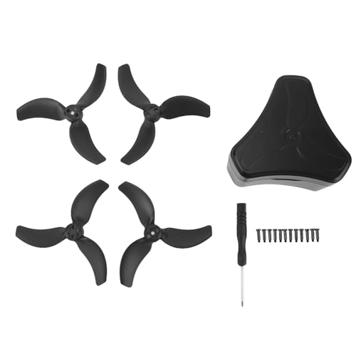 YDRCESMI 2 Paare FPV -Drohnen -Propeller mit Aufbewahrungsfällen Leichte 3 Klingen RC -Drohnen -Propeller für Avata 2 3032s FPV Drohne Ruhig stabile HIG -Leistung (Schwarz) von YDRCESMI