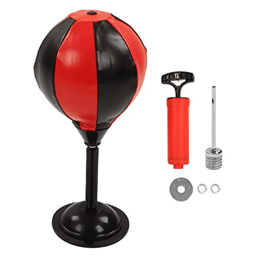YDRCESMI Desktop Stress Relief Ball PU Boxing Punch Ball Steel Stahl Federstanztasche Fitness Kinder körperliches Training von YDRCESMI