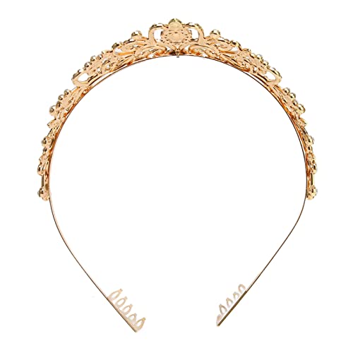 YDRCESMI Gold Brautkrone glitzernd eleganter Hochzeit Prinzessin Kronenpartydekoration von YDRCESMI