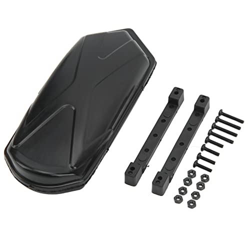 YDRCESMI RC-Dachsimulationsgepäckkoffer, Hochsimulations-Dekorativer RC-Dachgepäckkoffer für SCX 24 1/24 RC-Auto (Schwarz) von YDRCESMI