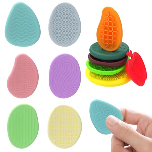 12 Stück Fidget Toys Sensory Stones Sensorik Spielzeug Anti Stress Spielzeugs Sensorische Stone Fidget Toys Sensorischer Stein Für Kinder Sensorisches Spielzeug Für Stress, Angst, Adhs & Autismus von YDYSAA