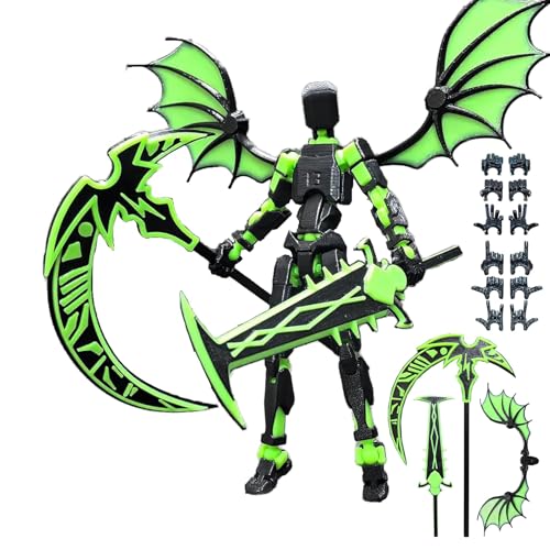 T13 Anime Figuren Actionfiguren Titan T13 Figur Beweglich T13 Dummy Action Figures with Weapons 3D Druck Actionfiguren Mit Mehreren Gelenken Für Collectors and Playtime Enthusiasts (Zusammengebaut) von YDYSAA