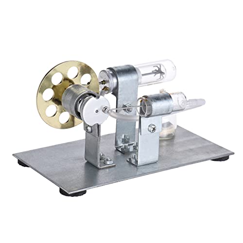 Stirlingmotor-Selbstbausatz, 16,2 X 8,8 X 8,3 cm, Dampfwärme-Bildungsmodell, Spielzeug für Schüler Stirlingmotor-Selbstbausatz, 16,2 X 8,8 X 8,3 cm, Dampfwärme-Bildungsmodell, Spielzeug für Schüler von YDuupxe