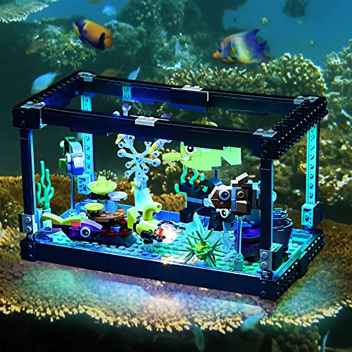 YEABRICKS LED Licht für Lego-31122 Creator 3-in-1 Fish Tank Bausteine Modell (Lego Set Nicht enthalten) von YEABRICKS