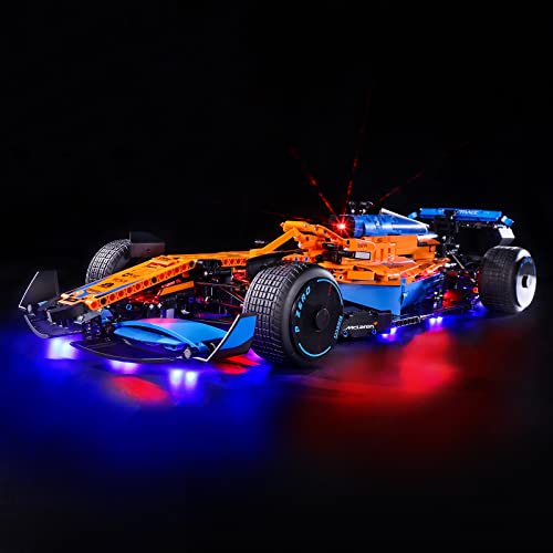 YEABRICKS LED Licht für Lego-42141 Technic McLaren Formula 1 Race Car Bausteine Modell (Lego Set Nicht enthalten) von YEABRICKS