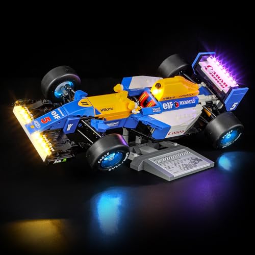 YEABRICKS LED Licht für 10353 Icons Williams Racing FW14B mit Nigel Mansell Bausteine Modell (Bausteine Set Nicht enthalten) von YEABRICKS