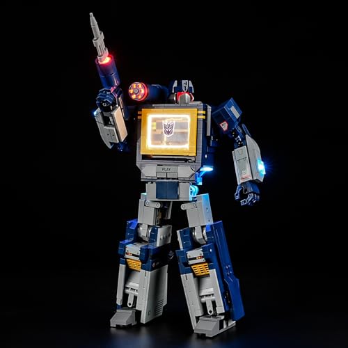 YEABRICKS LED Licht für 10358 Icons Transformers: Soundwave Bausteine Modell (Bausteine Set Nicht enthalten) von YEABRICKS