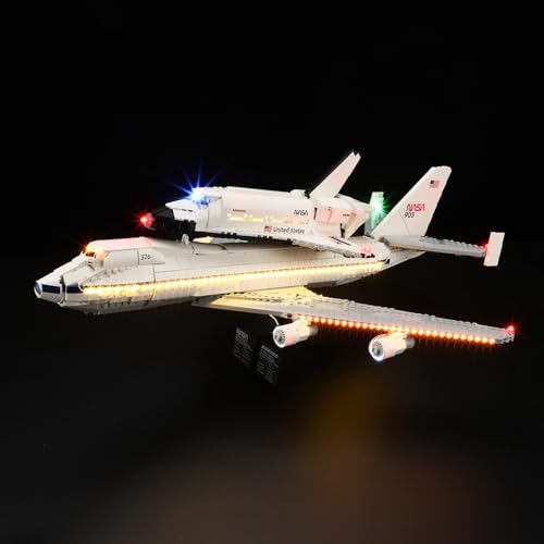 YEABRICKS LED Licht für 10360 Icons Spaceshuttle-Transport-Jumbo Bausteine Modell (Bausteine Set Nicht enthalten) von YEABRICKS