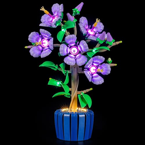 YEABRICKS LED Licht für 10372 Botanical Hibiskus Bausteine Modell (Bausteine Set Nicht enthalten) von YEABRICKS