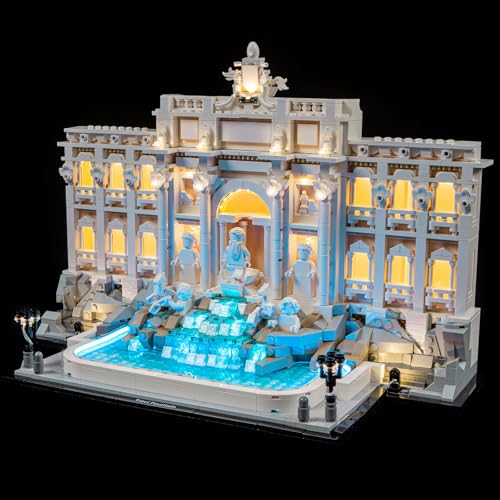 YEABRICKS LED Licht für 21062 Architecture Trevi-Brunnen Bausteine Modell (Bausteine Set Nicht enthalten) von YEABRICKS