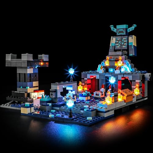 YEABRICKS LED Licht für 21246 Minecraft Das Duell in der Finsternis Bausteine Modell (Bausteine Set Nicht enthalten) von YEABRICKS