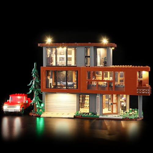 YEABRICKS LED Licht für 21354 Ideas Das Haus der Cullens aus Twilight Bausteine Modell (Bausteine Set Nicht enthalten) von YEABRICKS