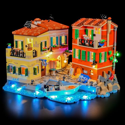YEABRICKS LED Licht für 21359 Ideas Die Italienische Riviera Bausteine Modell (Bausteine Set Nicht enthalten) von YEABRICKS