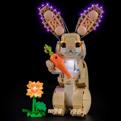 YEABRICKS LED Licht für 31162 Creator 3-in-1 Häschen Bausteine Modell (Bausteine Set Nicht enthalten) von YEABRICKS
