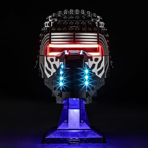 YEABRICKS LED Licht für 75415 Star Wars Kylo Ren Helm Bausteine Modell (Bausteine Set Nicht enthalten) von YEABRICKS