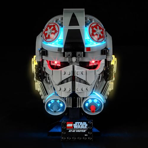 YEABRICKS LED Licht für 75429 Star Wars at-at Pilot Helm Bausteine Modell (Bausteine Set Nicht enthalten) von YEABRICKS