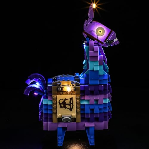 YEABRICKS LED Licht für 77071 Fortnight Vorratslama Bausteine Modell (Bausteine Set Nicht enthalten) von YEABRICKS