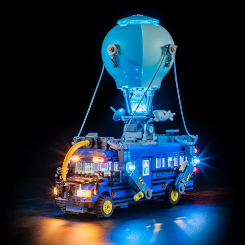 YEABRICKS LED Licht für 77073 Fortnight Schlachtenbus Bausteine Modell (Bausteine Set Nicht enthalten) von YEABRICKS