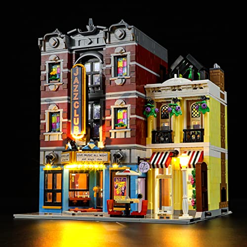 YEABRICKS LED Licht für Lego-10312 Icons Jazzclub Bausteine Modell (Lego Set Nicht enthalten) von YEABRICKS