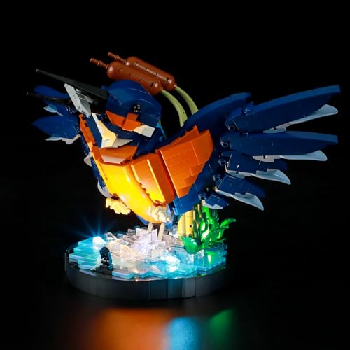 YEABRICKS LED Licht für Lego-10331 Icons Eisvogel Bausteine Modell (Lego Set Nicht enthalten) von YEABRICKS