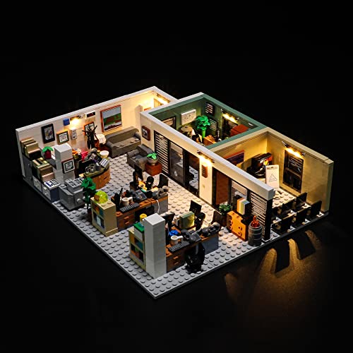 YEABRICKS LED Licht für Lego-21336 Ideas The Office Bausteine Modell (Lego Set Nicht enthalten) von YEABRICKS