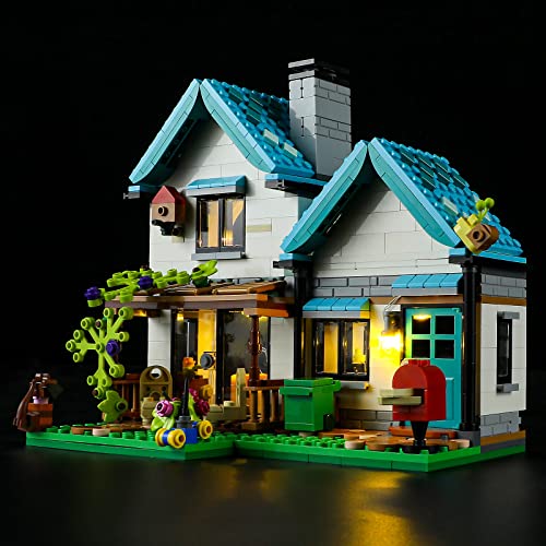 YEABRICKS LED Licht für Lego-31139 Creator 3-in-1 Gemütliches Haus Bausteine Modell (Lego Set Nicht enthalten) von YEABRICKS