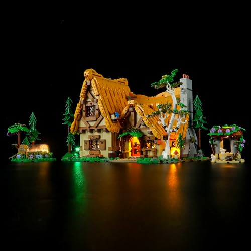 YEABRICKS LED Licht für Lego-43242 Disney Die Hütte von Schneewittchen und den Sieben Zwergen Bausteine Modell (Lego Set Nicht enthalten) von YEABRICKS