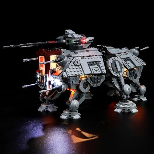 YEABRICKS LED Licht für Lego-75337 Star Wars at-TE Walker Bausteine Modell (Lego Set Nicht enthalten) von YEABRICKS