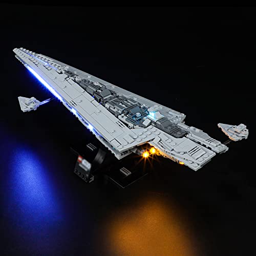 YEABRICKS LED Licht für Lego-75356 Star Wars Supersternzerstörer Executor Bausteine Modell (Lego Set Nicht enthalten) von YEABRICKS