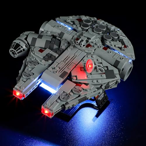 YEABRICKS LED Licht für Lego-75375 Star Wars Millennium Falcon Bausteine Modell (Lego Set Nicht enthalten) von YEABRICKS