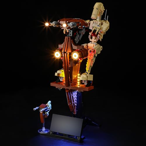 YEABRICKS LED Licht für Lego-75428 Star Wars Kampfdroide mit STAP Bausteine Modell (Bausteine Set Nicht enthalten) von YEABRICKS