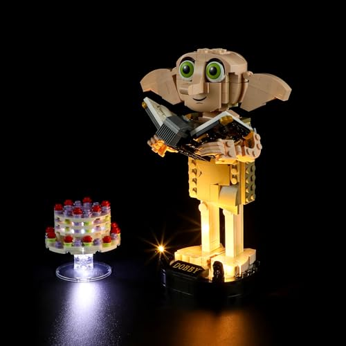 YEABRICKS LED Licht für Lego-76421 Harry Potter Dobby der Hauself Bausteine Modell (Lego Set Nicht enthalten) von YEABRICKS