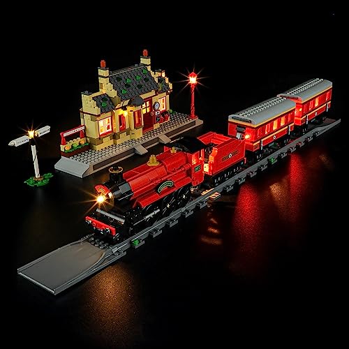 YEABRICKS LED Licht für Lego-76423 Harry Potter Hogwarts Express & der Bahnhof von Hogsmeade Bausteine Modell (Lego Set Nicht enthalten) von YEABRICKS
