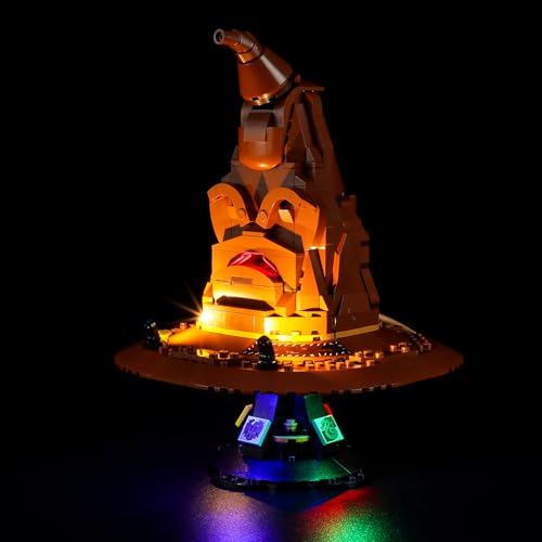 YEABRICKS LED Licht für Lego-76429 Harry Potter Der Sprechende Hut Bausteine Modell (Lego Set Nicht enthalten) von YEABRICKS